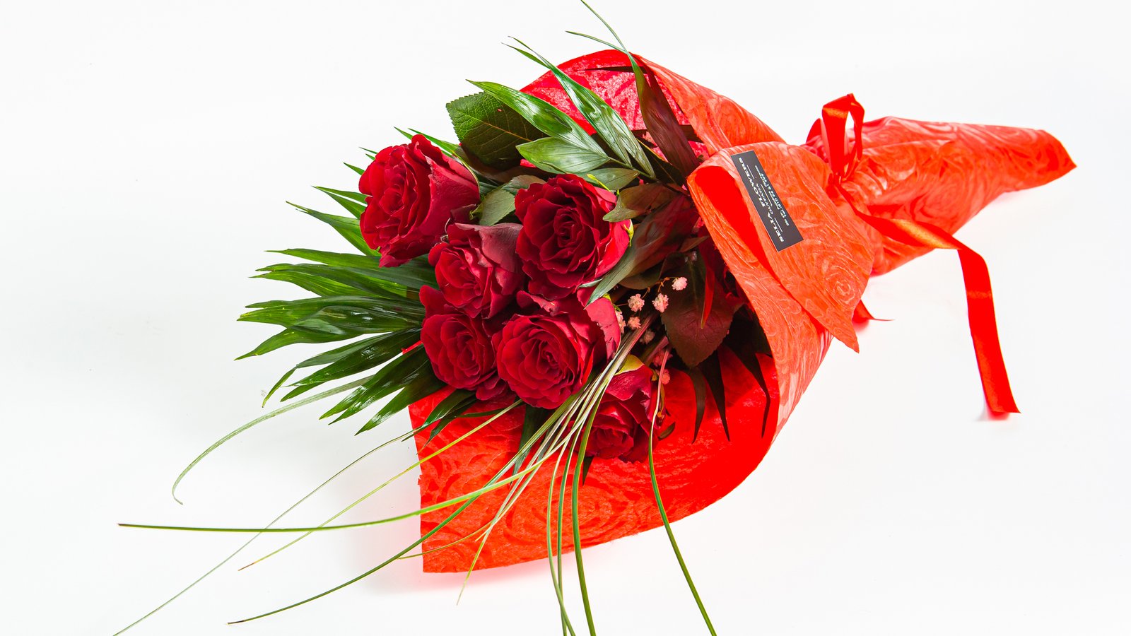 Bouquet with 6 Upper Class roses